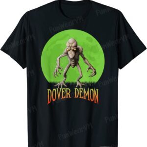 Dover Demon Cryptid Research Full Moon T-Shirt