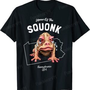 Home Of The Squonk Pennsylvania USA Sad Emo Cryptid T-Shirt