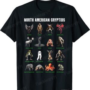North American Cryptids Cryptozoology T-Shirt