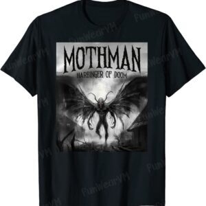 Mothman Harbinger Of Doom Cryptid Cryptozoology T-Shirt