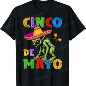 Cinco De Mayo El Chupacabra Cryptid Mexican Fiesta T-Shirt